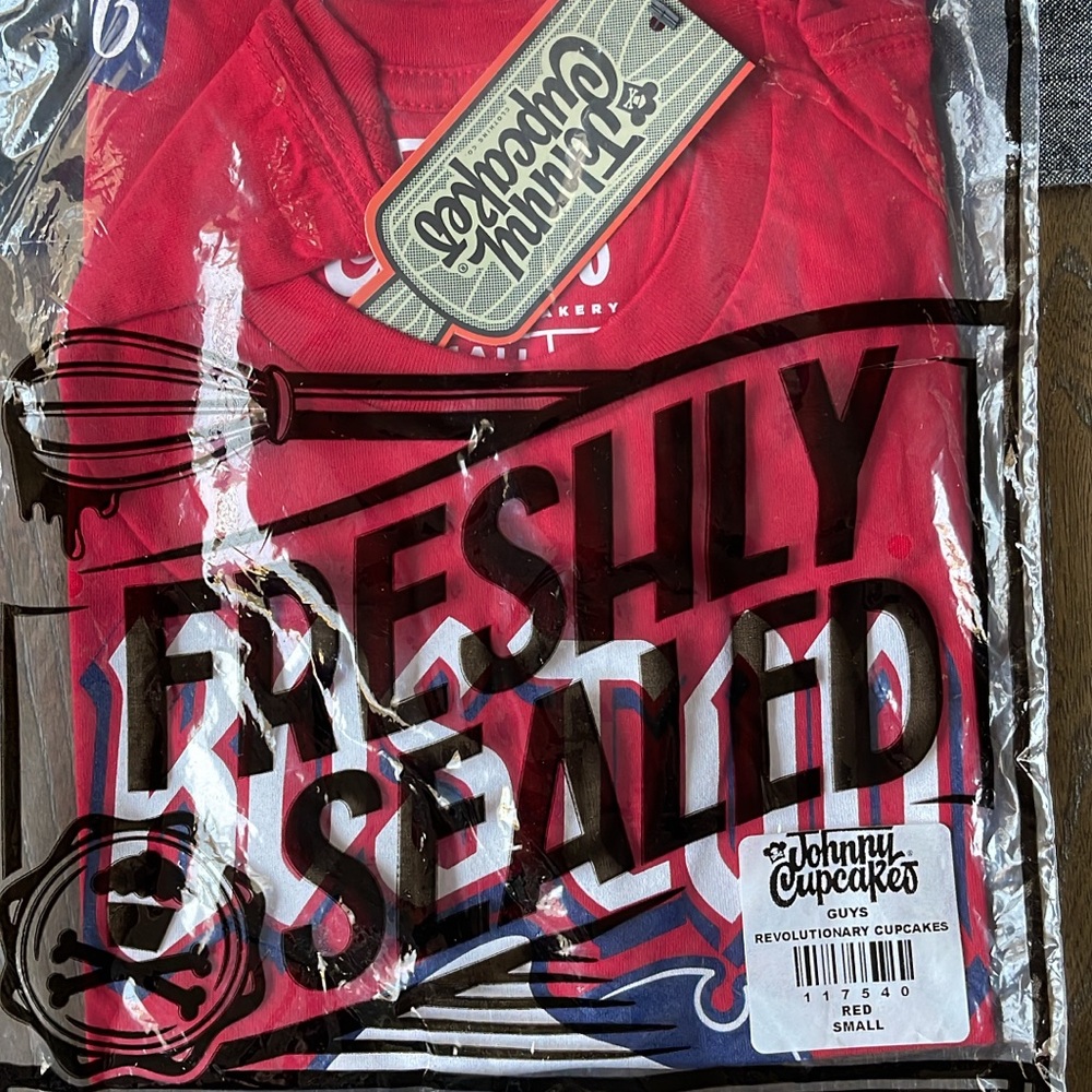 Johnny Cupcakes Red Graphic Tee